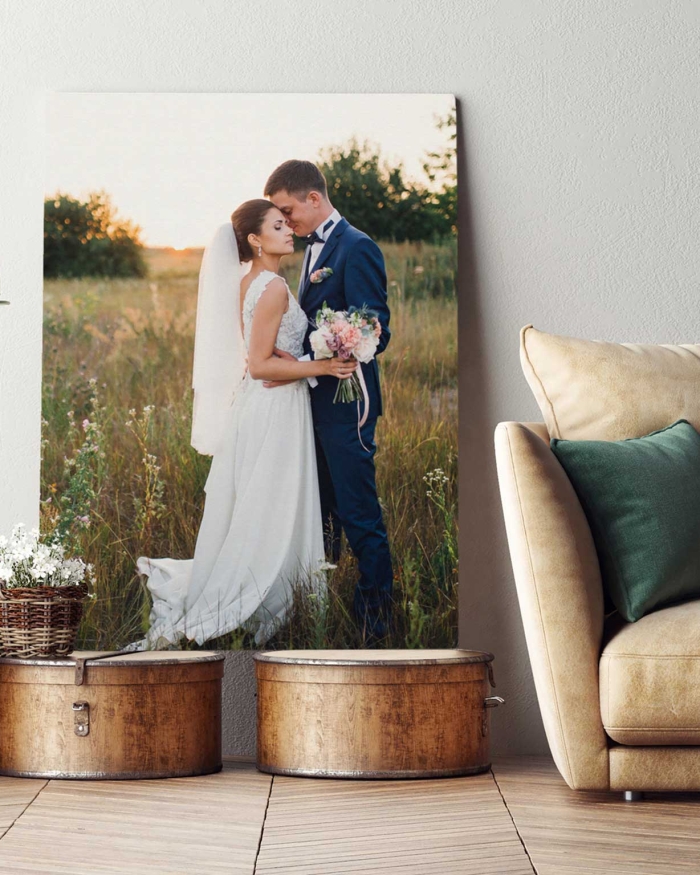 Lienzo de boda para pared, lienzo personalizado para boda, lienzo de pared,  impresiones personalizadas con tus fotos, cuadros personalizados para